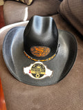 Hawaiian Hawaii SF Tribal Leather Shield Cowboy Hat