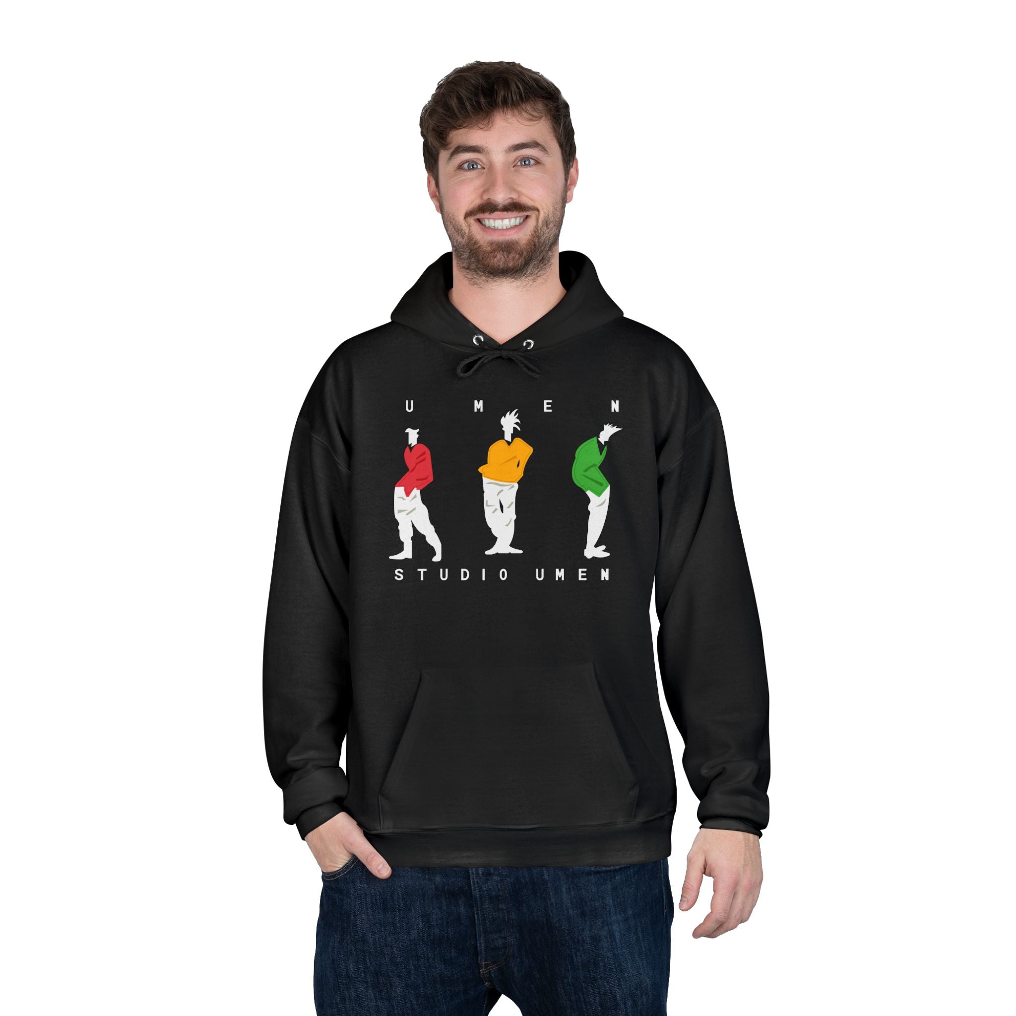 UMEN STUDIO MEN Eco-Friendly Pullover Hoodie  Unisex Stylish Comfort