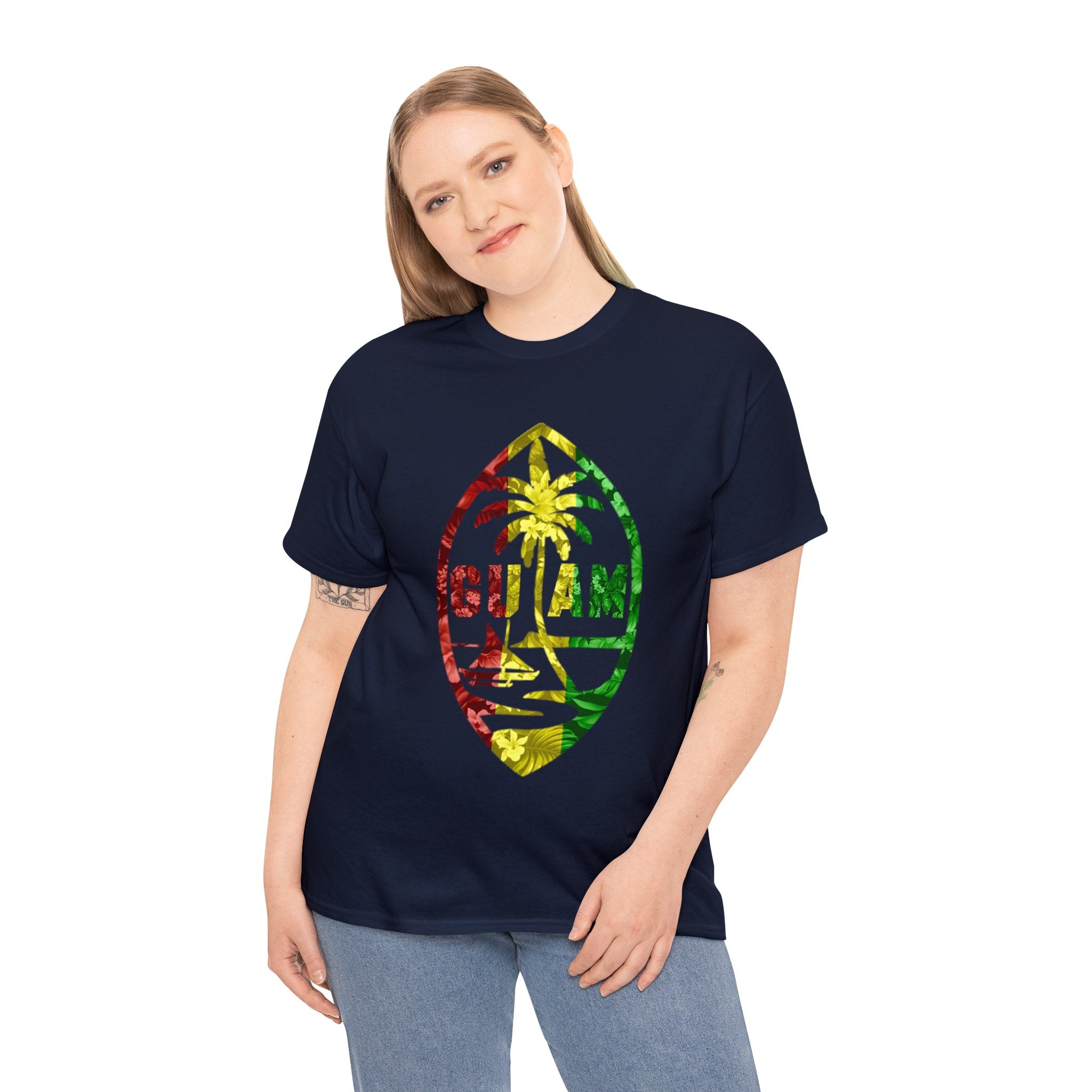 Guam Rasta Floral Tee