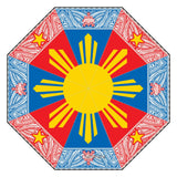 Philippines Sun Tribal Small Semi-Automatic Foldable Umbrella