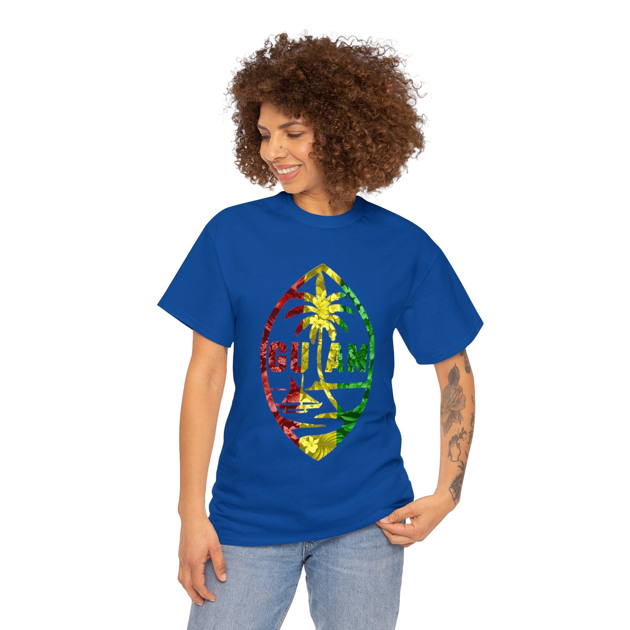Guam Rasta Floral Tee