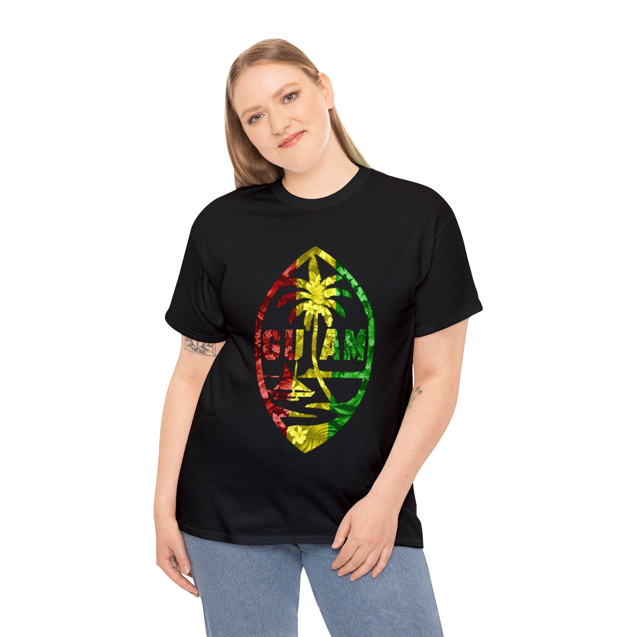 Guam Rasta Floral Tee