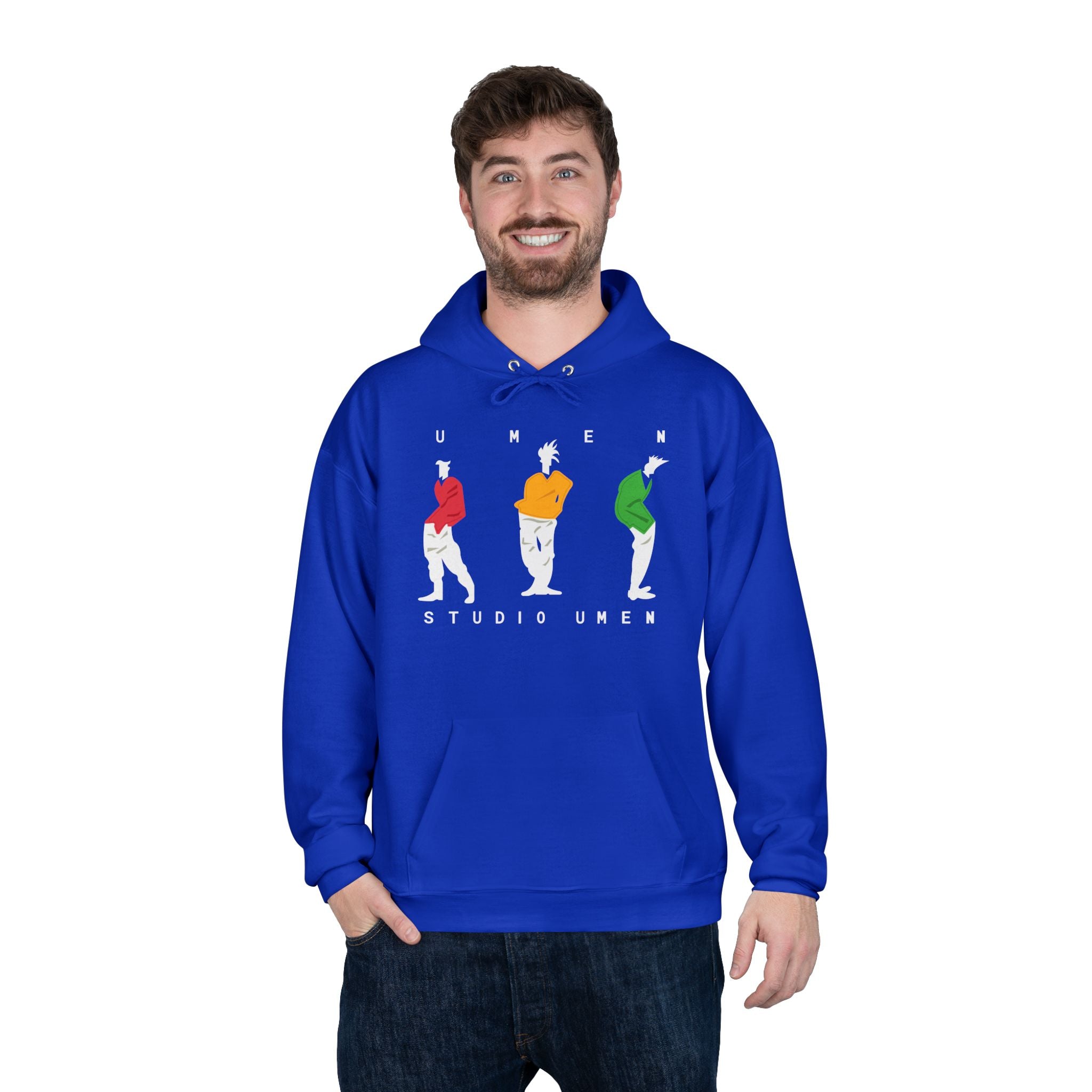 UMEN STUDIO MEN Eco-Friendly Pullover Hoodie  Unisex Stylish Comfort