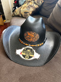 Hawaiian Hawaii SF Tribal Leather Shield Cowboy Hat