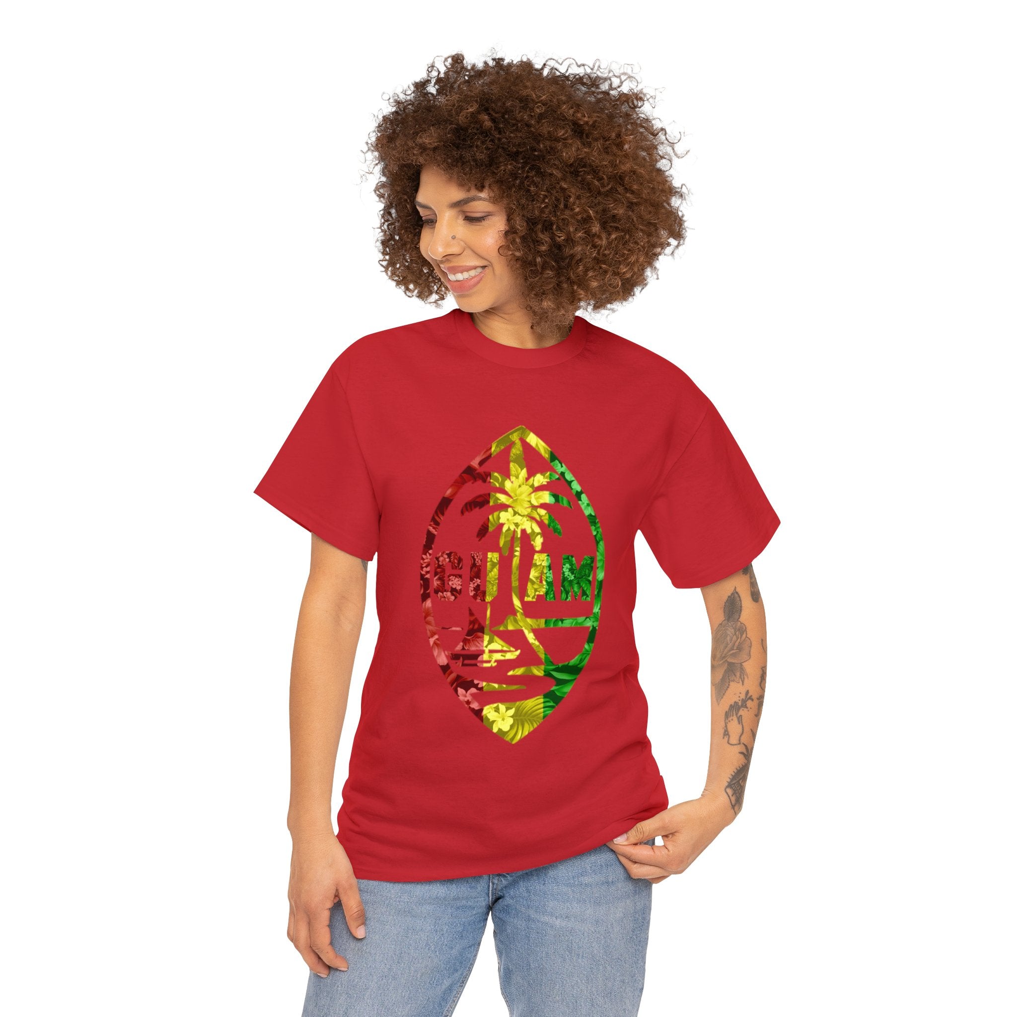 Guam Rasta Floral Tee