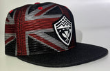Hawaii Shield Black and White Denim Mesh SnapBack