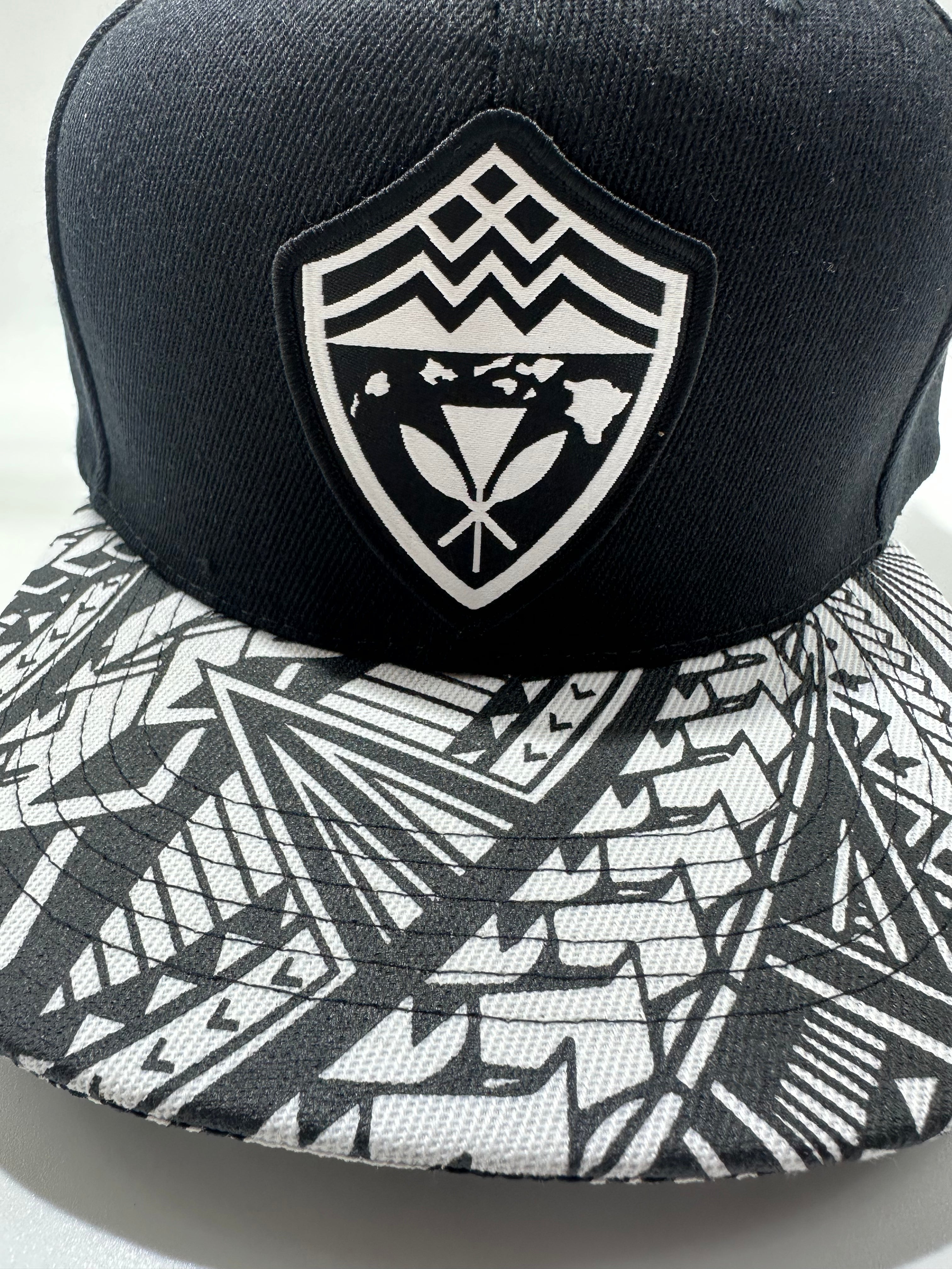 Hawaii Shield Tribal Emblem White