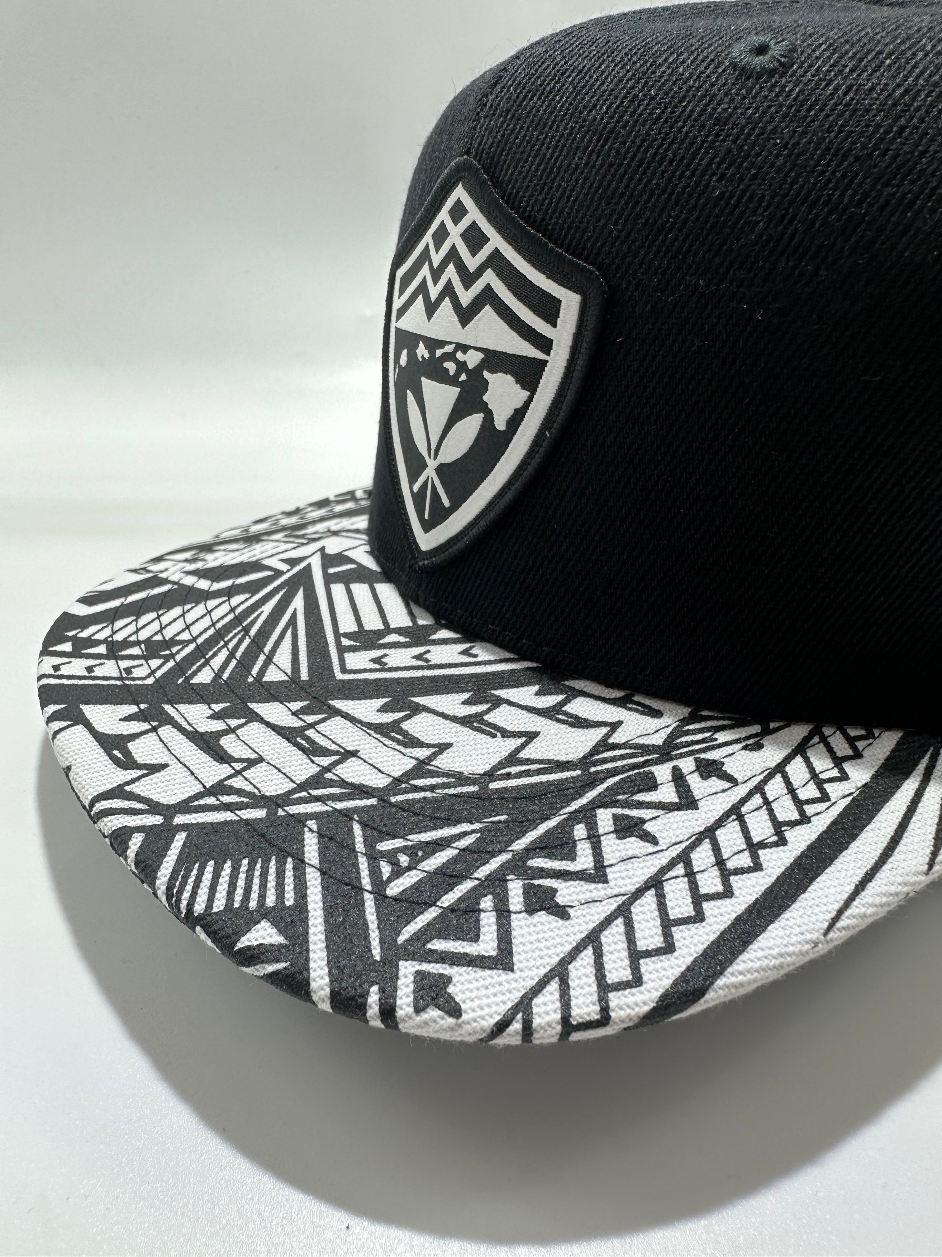 Hawaii Shield Tribal Emblem White