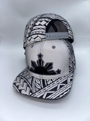 Philippines Tribal Reflective 3 stars and sun SnapBack