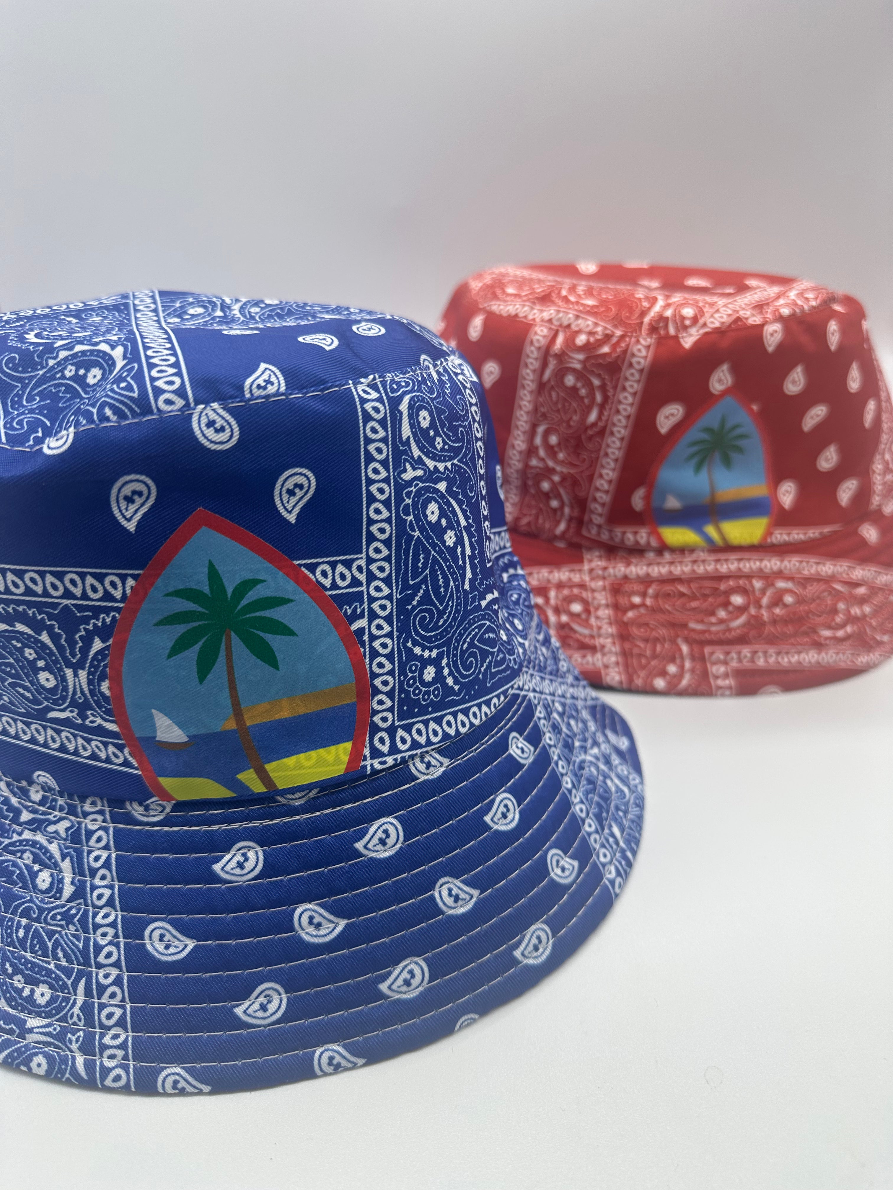 Guam Bandana 2 Sided. Free Floral Mask with purchase.