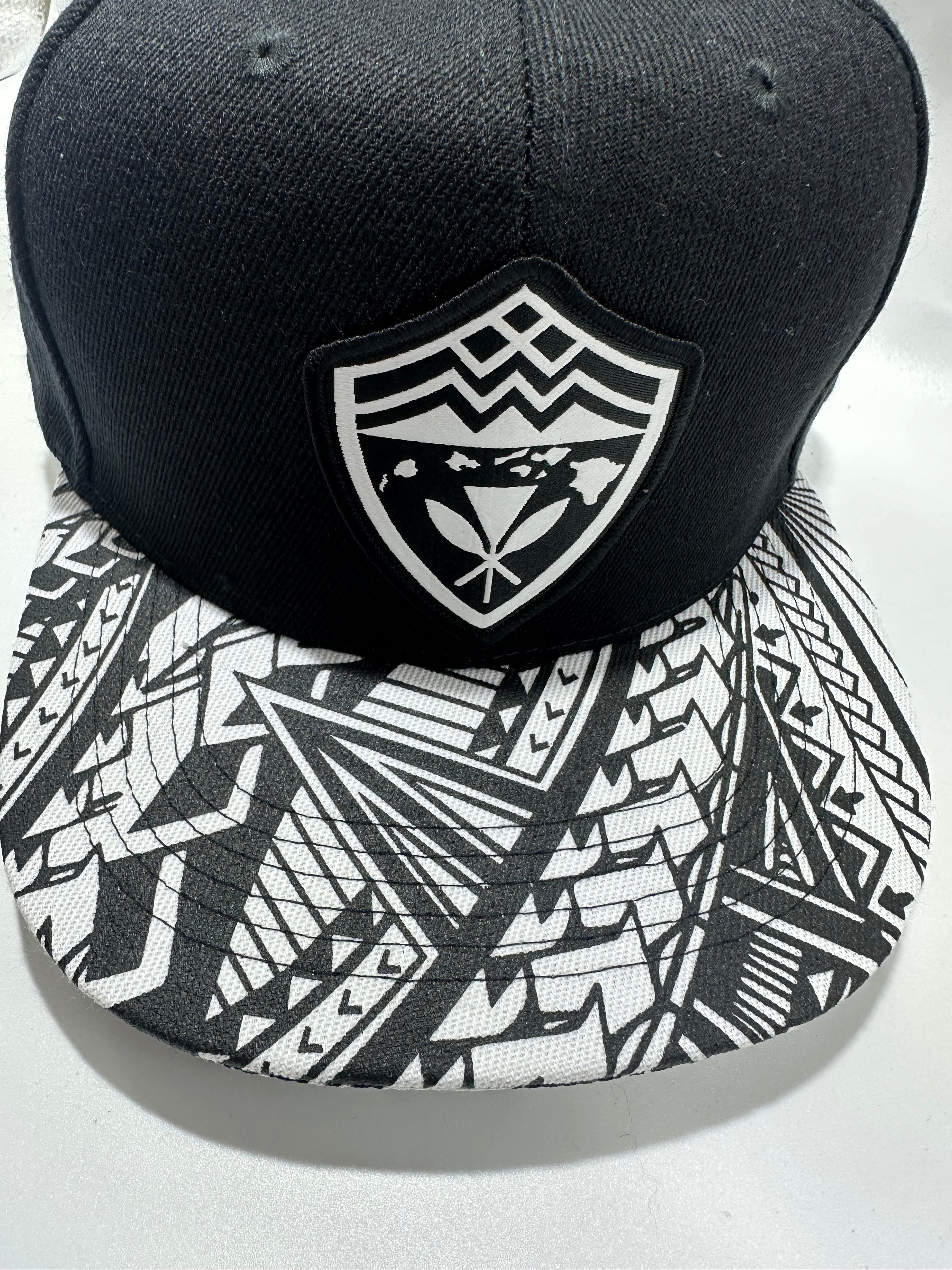 Hawaii Shield Tribal Emblem White