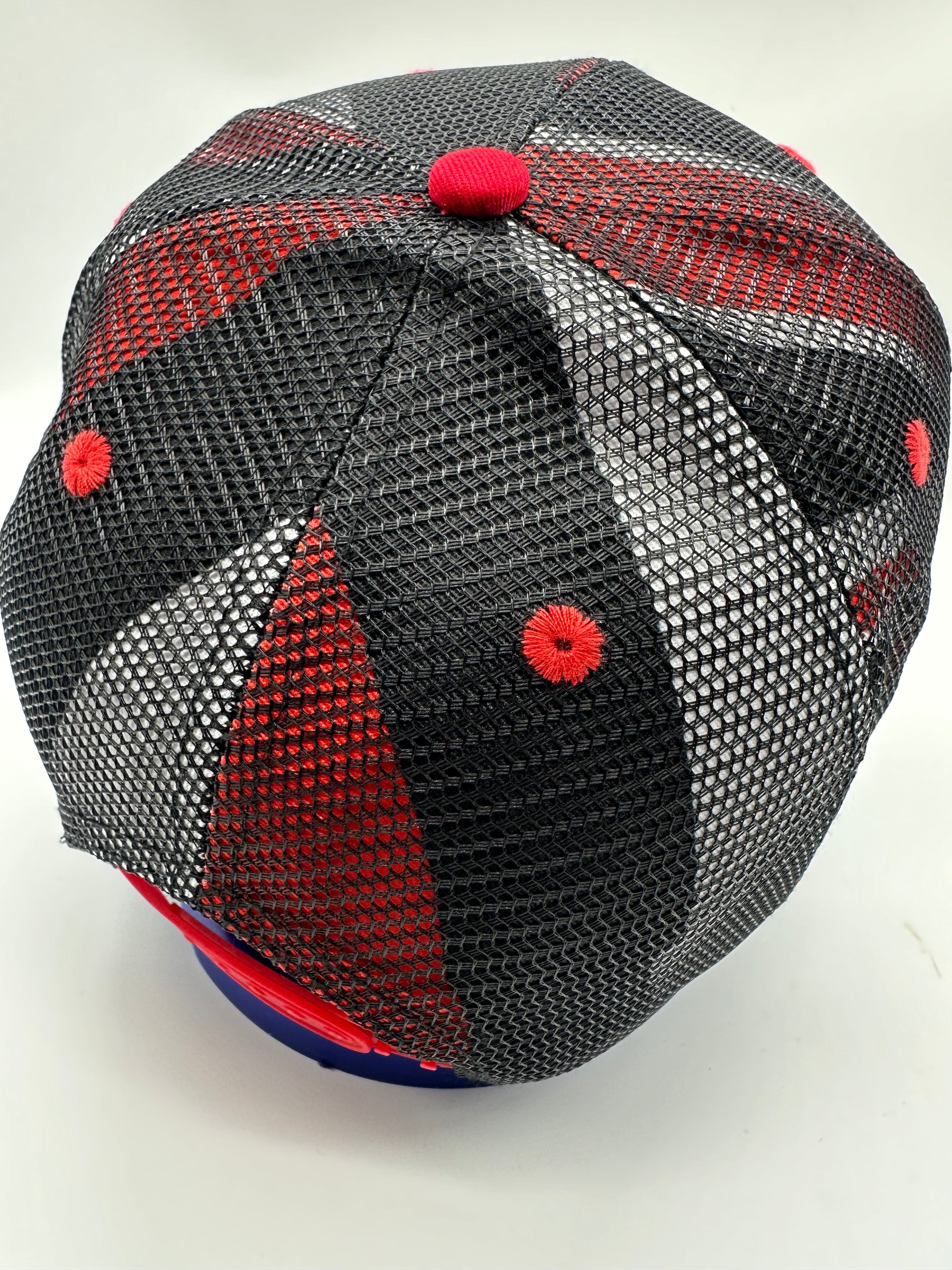 Hawaiian Hawaii Flag Mesh Denim Brim SnapBack