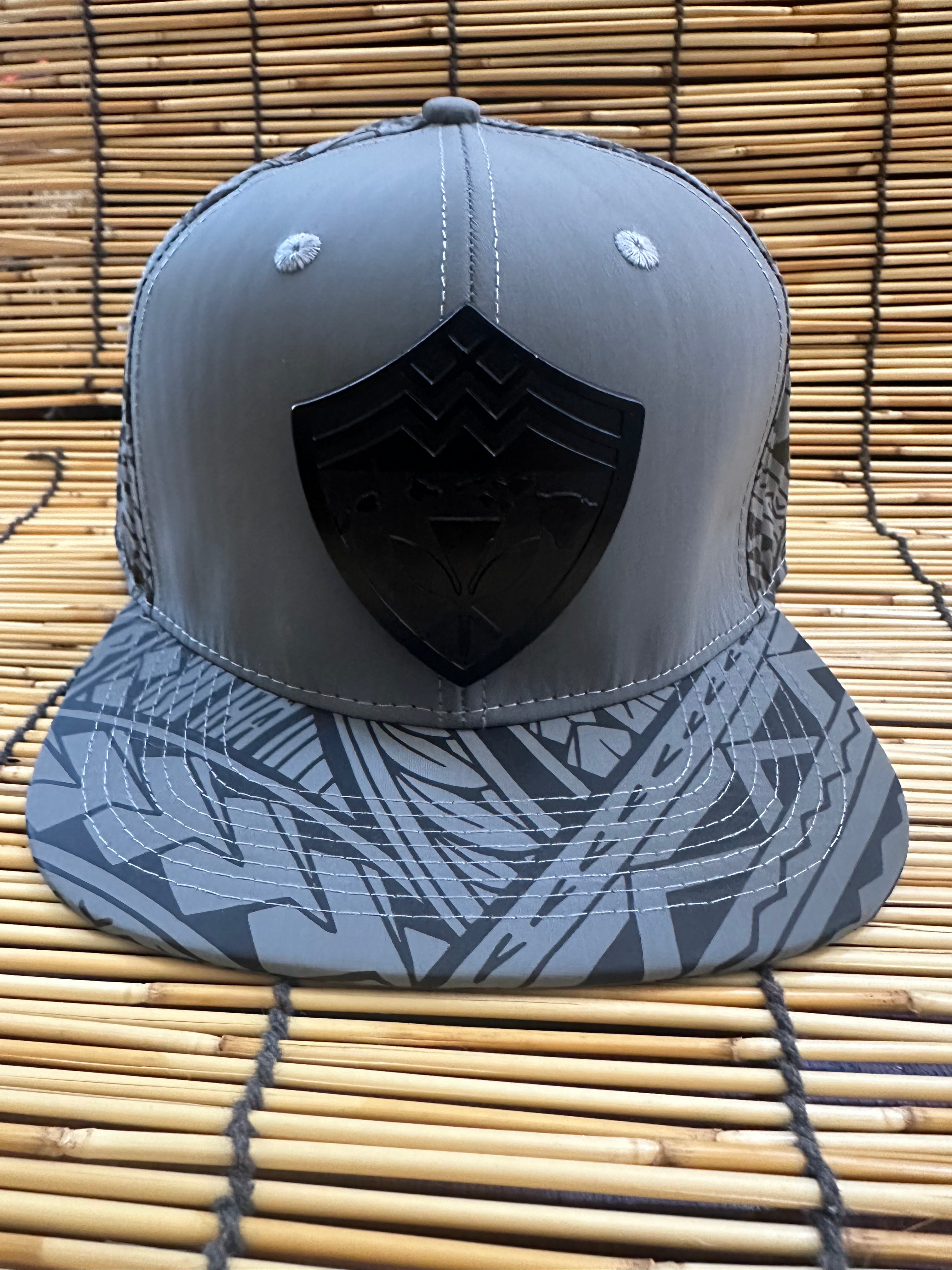Hawaii Shield Tribal Reflective SnapBack