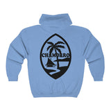 Chamorro Palms Zip Up Hooded Sweatshirt