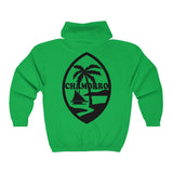 Chamorro Palms Zip Up Hooded Sweatshirt