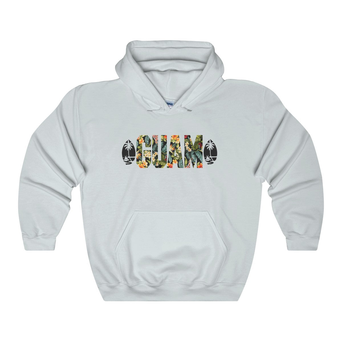 Guam Floral Hoodies Light Colors
