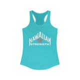 Hawaiian Floral Strength Racerback Tank