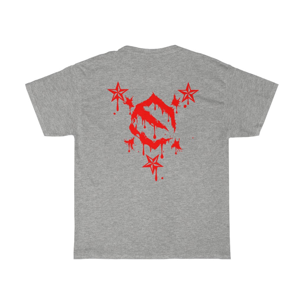 EZ MIL EMBLEM RED Unisex Heavy Cotton Tee