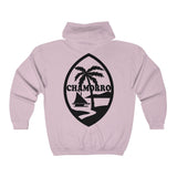 Chamorro Palms Zip Up Hooded Sweatshirt