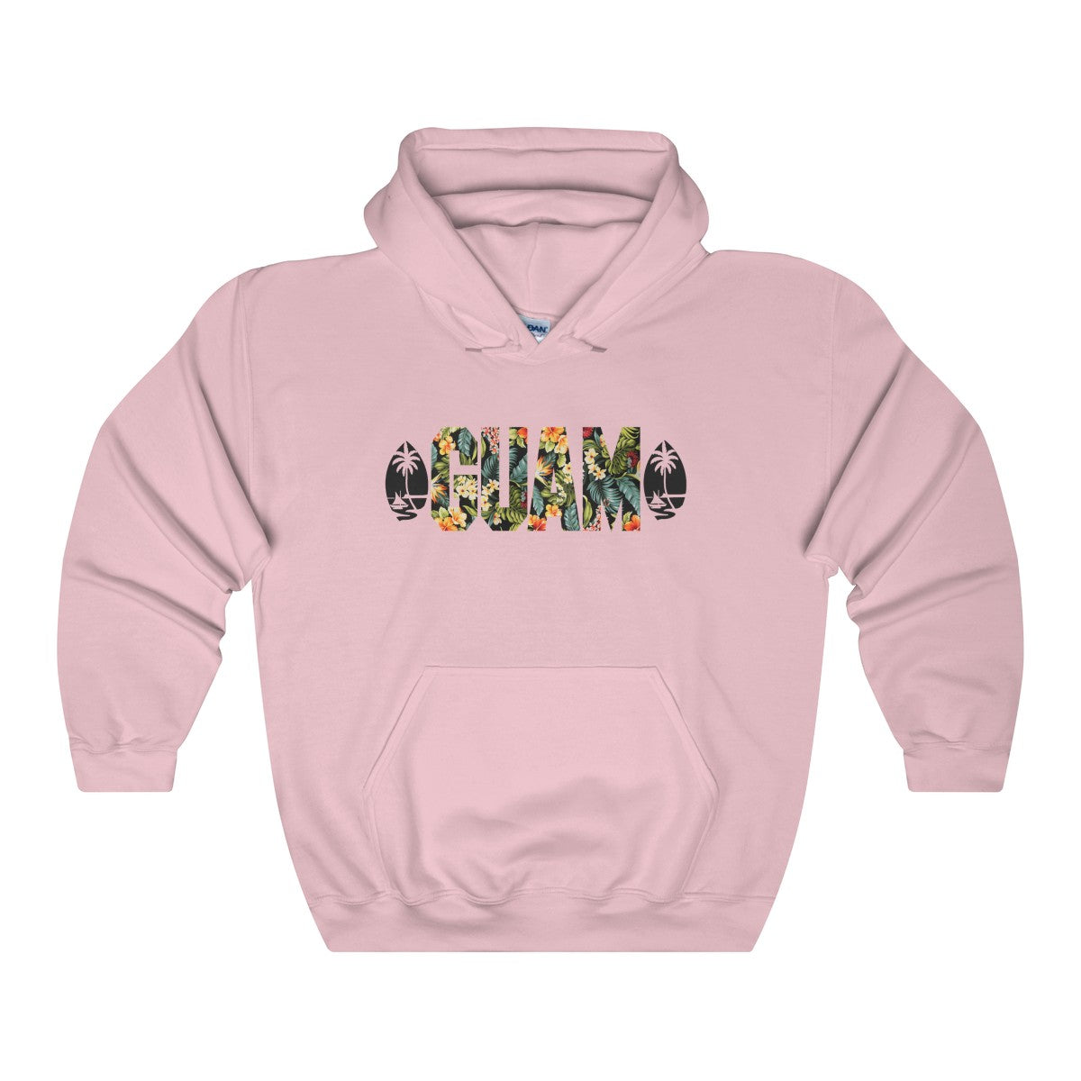 Guam Floral Hoodies Light Colors