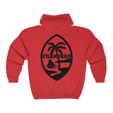 Chamorro Palms Zip Up Hooded Sweatshirt
