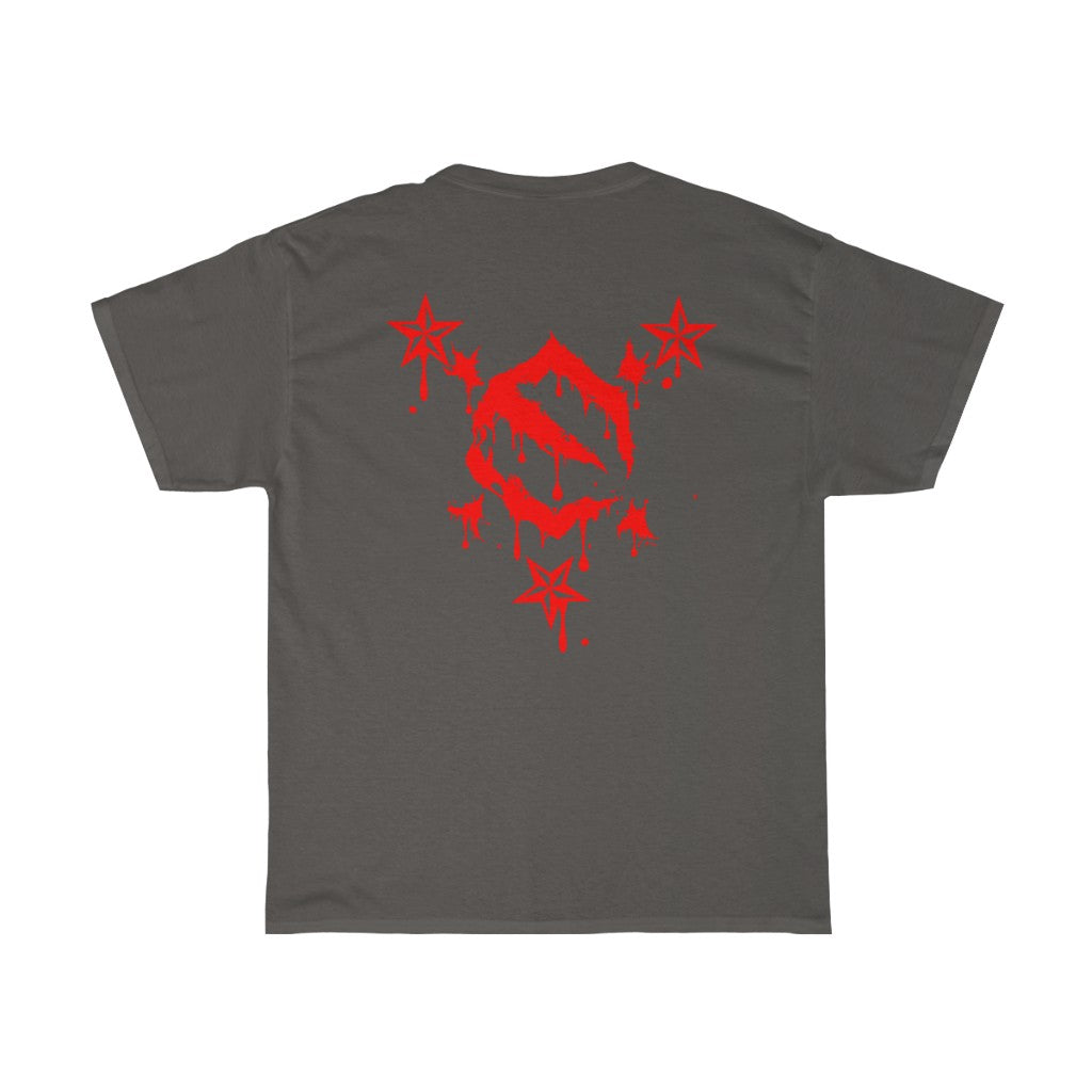 EZ MIL EMBLEM RED Unisex Heavy Cotton Tee