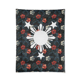 Filipino Floral 3 Stars and Sun Comforter