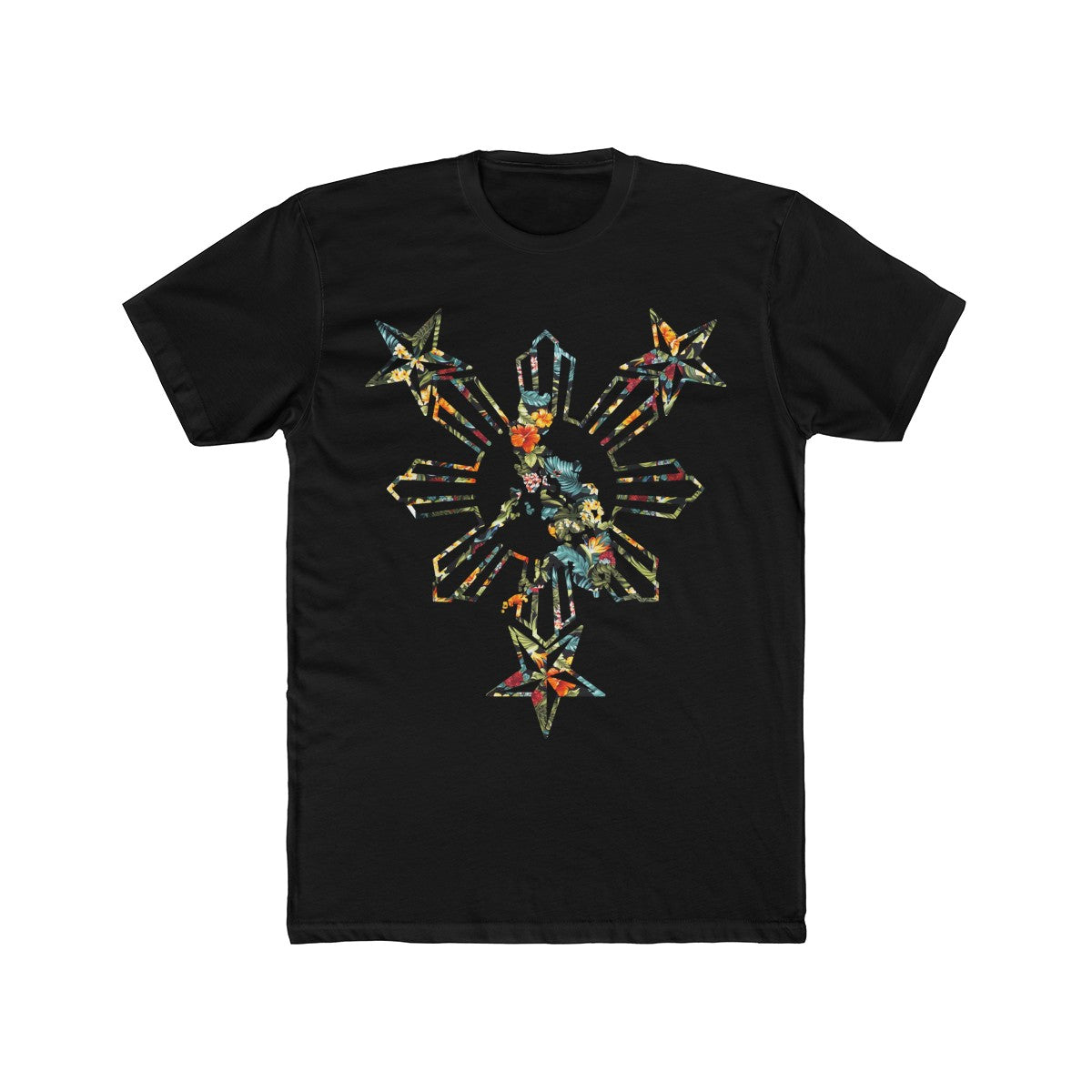 Philippines Floral 3 Stars and Sun