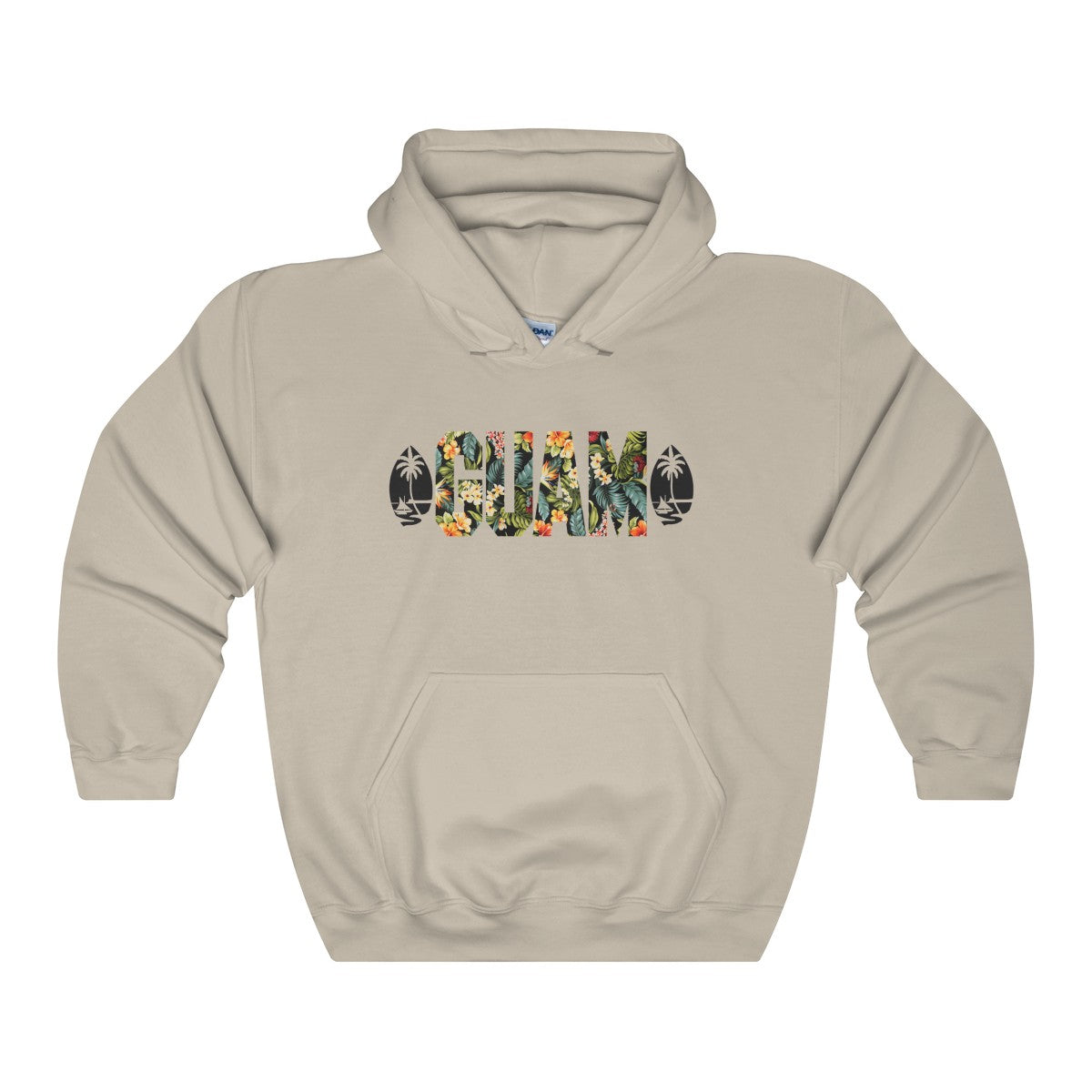 Guam Floral Hoodies Light Colors
