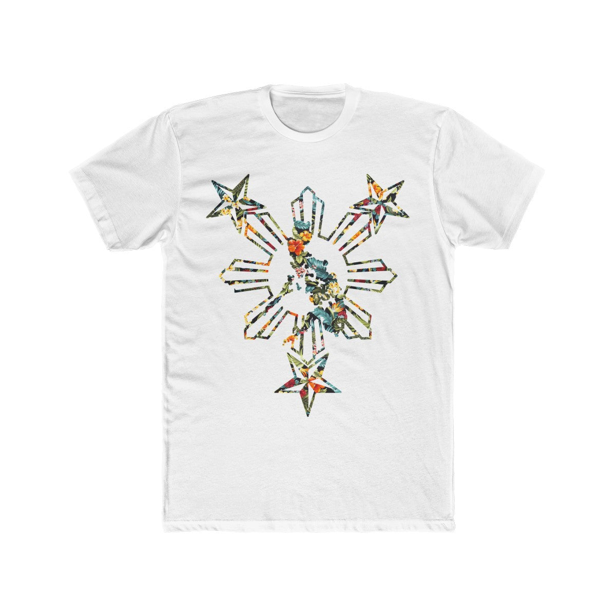Philippines Floral 3 Stars and Sun