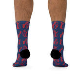 Guam Fresh Blue & Red Socks