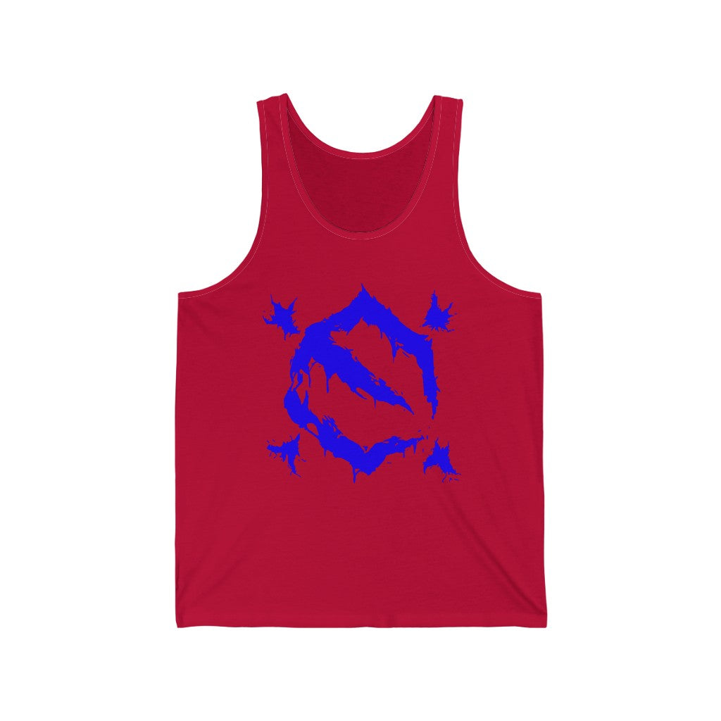 EZ MIL BLUE Emblem Unisex Jersey Tank