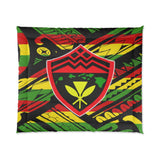 Hawaii Rasta Kanaka Shield Comforter