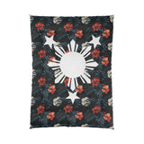 Filipino Floral 3 Stars and Sun Comforter
