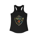 Hawaii Floral Shield Women's Ideal Racerback Tank