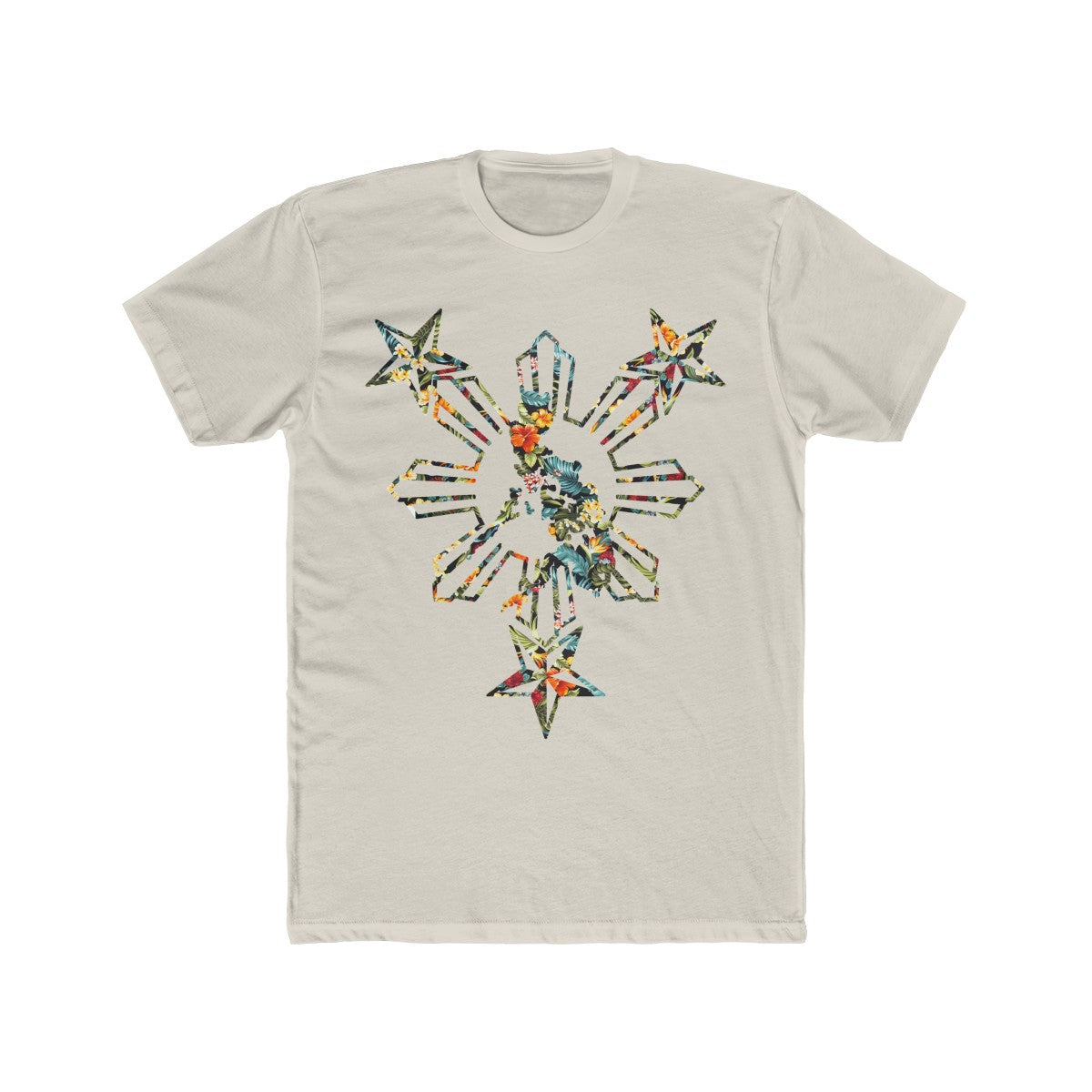 Philippines Floral 3 Stars and Sun