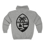 Chamorro Palms Zip Up Hooded Sweatshirt