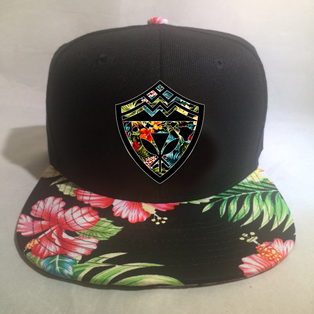 Hawaii Shield Floral SnapBack