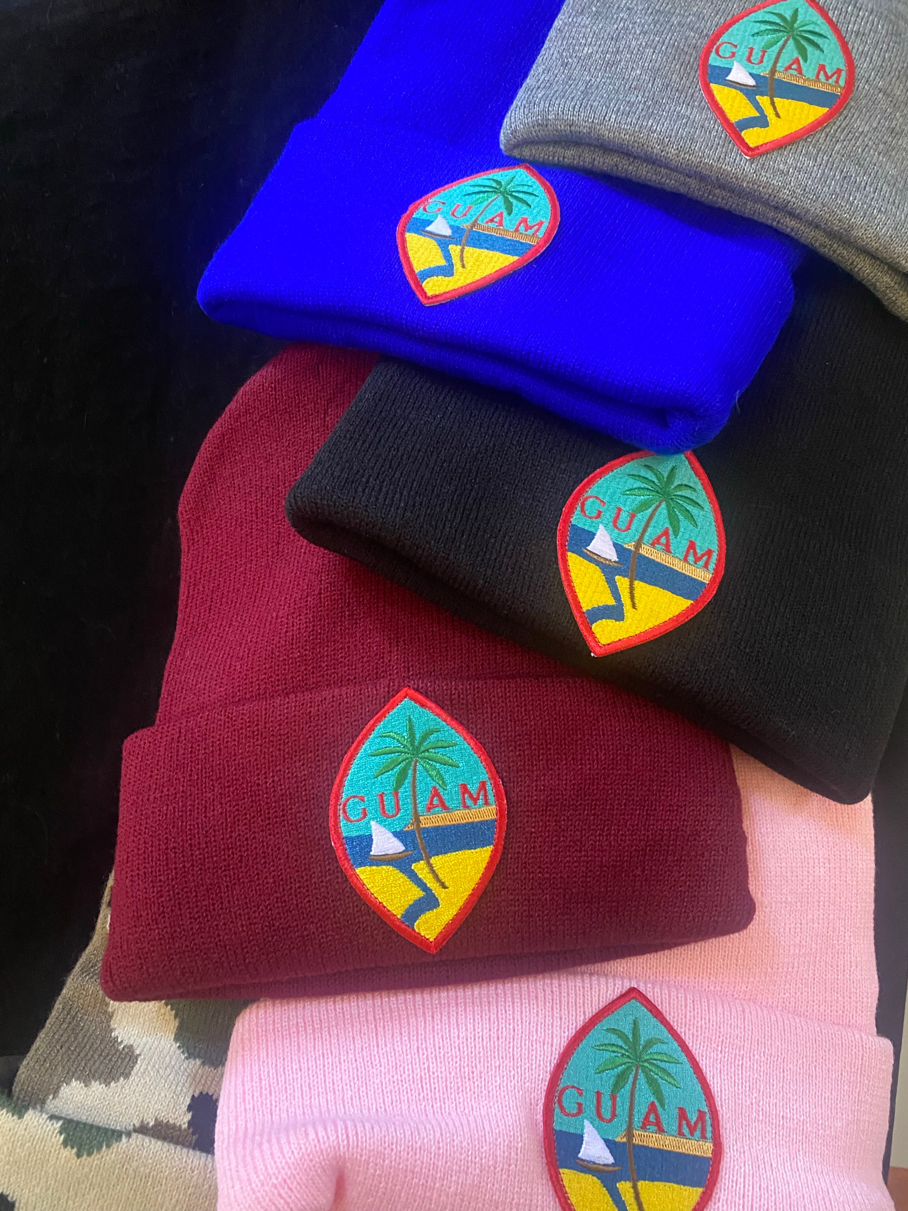 Guam Flag Beanie Traditional Limited Snapback