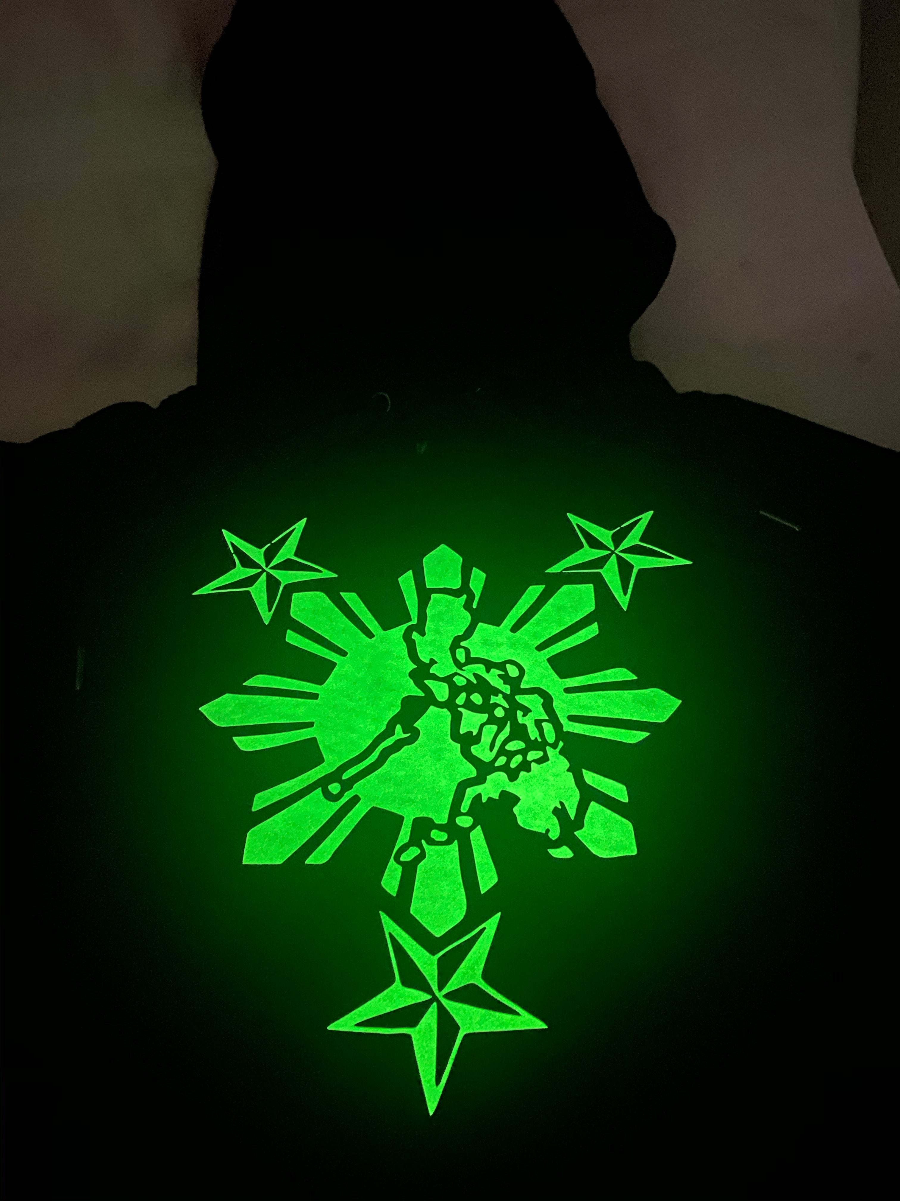 3 Stars and Sun KIDS Glow Hoodies Glow in the Dark