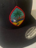 Guam Seal Flag 2025 Black Limited Snapback Hat