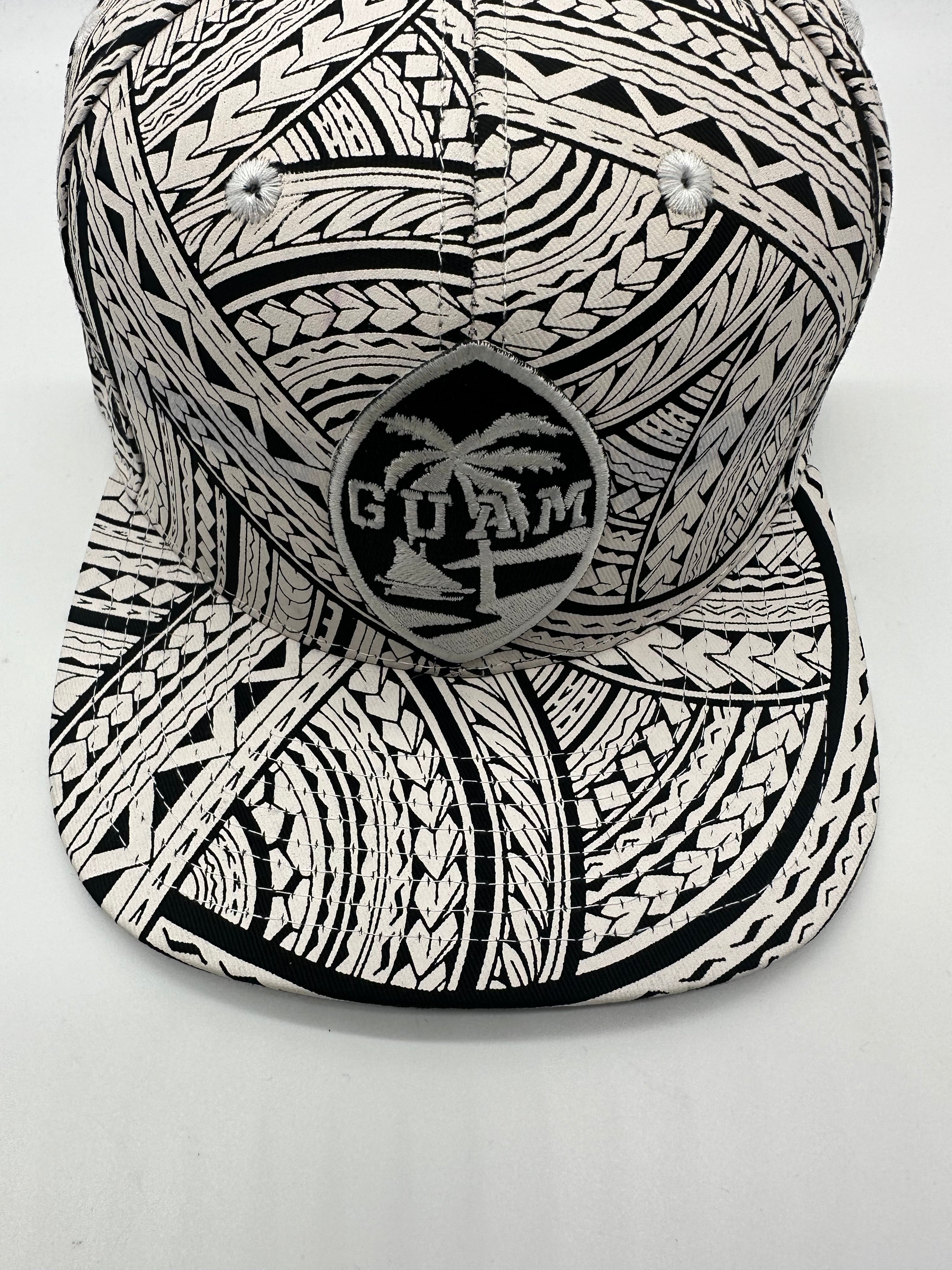 Guam Tribal All Over SnapBack