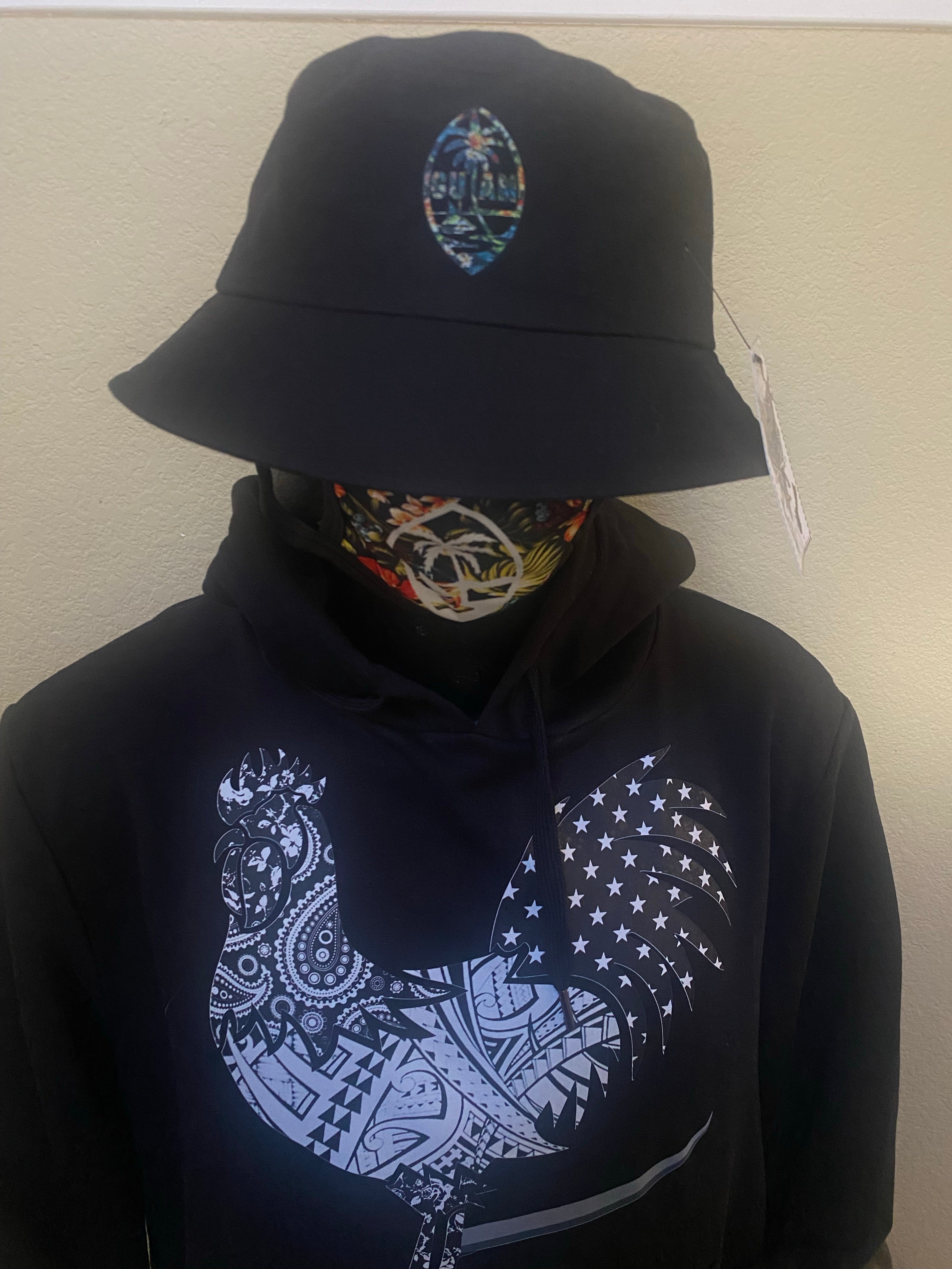 Guam Floral Bucket Hat Free Floral Mask with Purchase