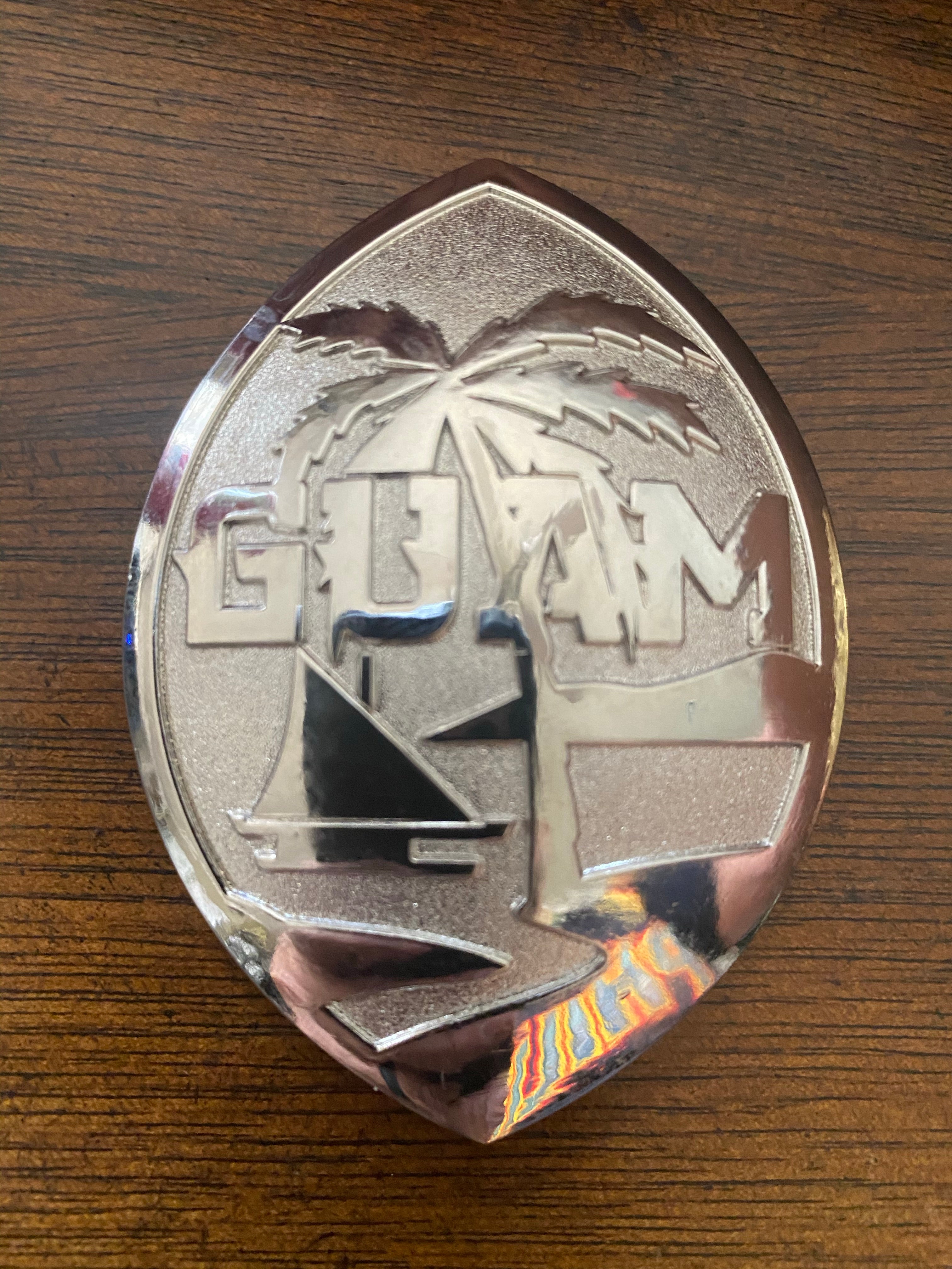 Guam Palm Metal Limited Snapbacks