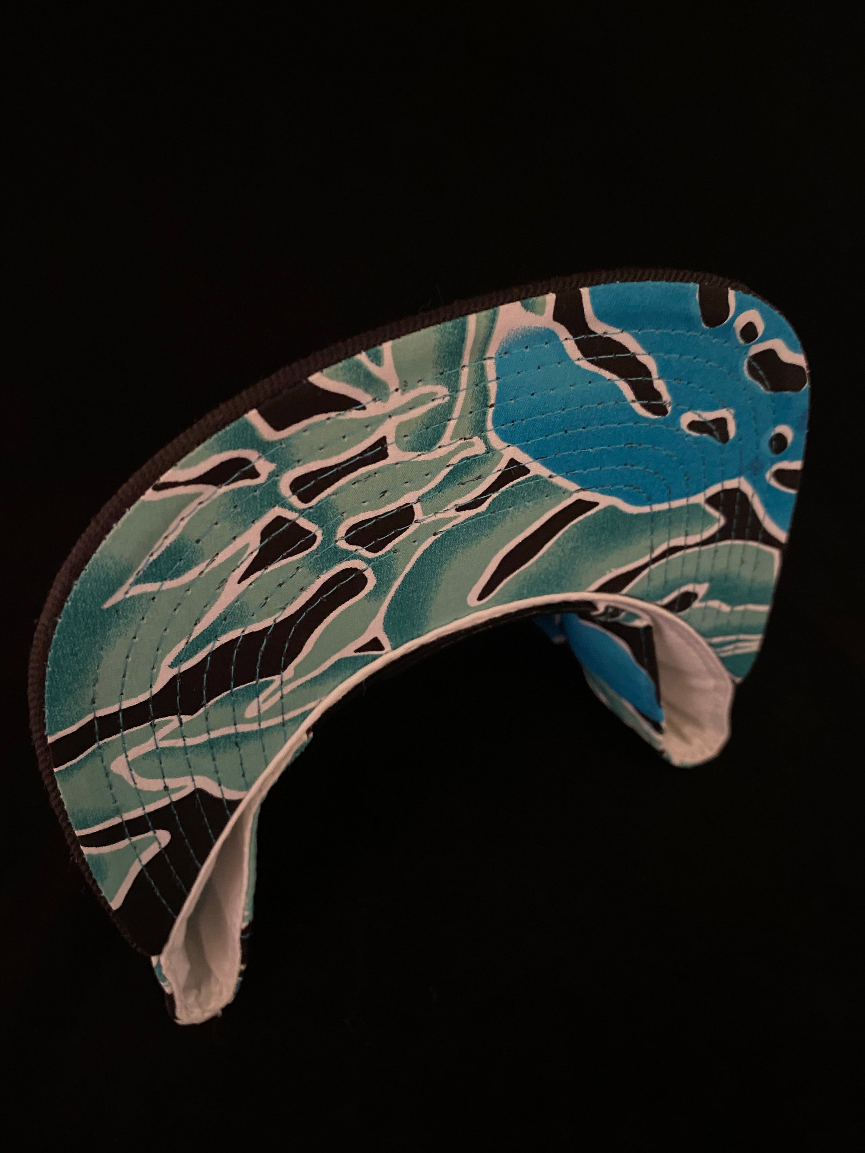 Hawaii H Black Floral Brim LIMITED Hat