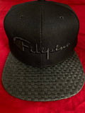 Filipino Champion Black Weave Snapbacks