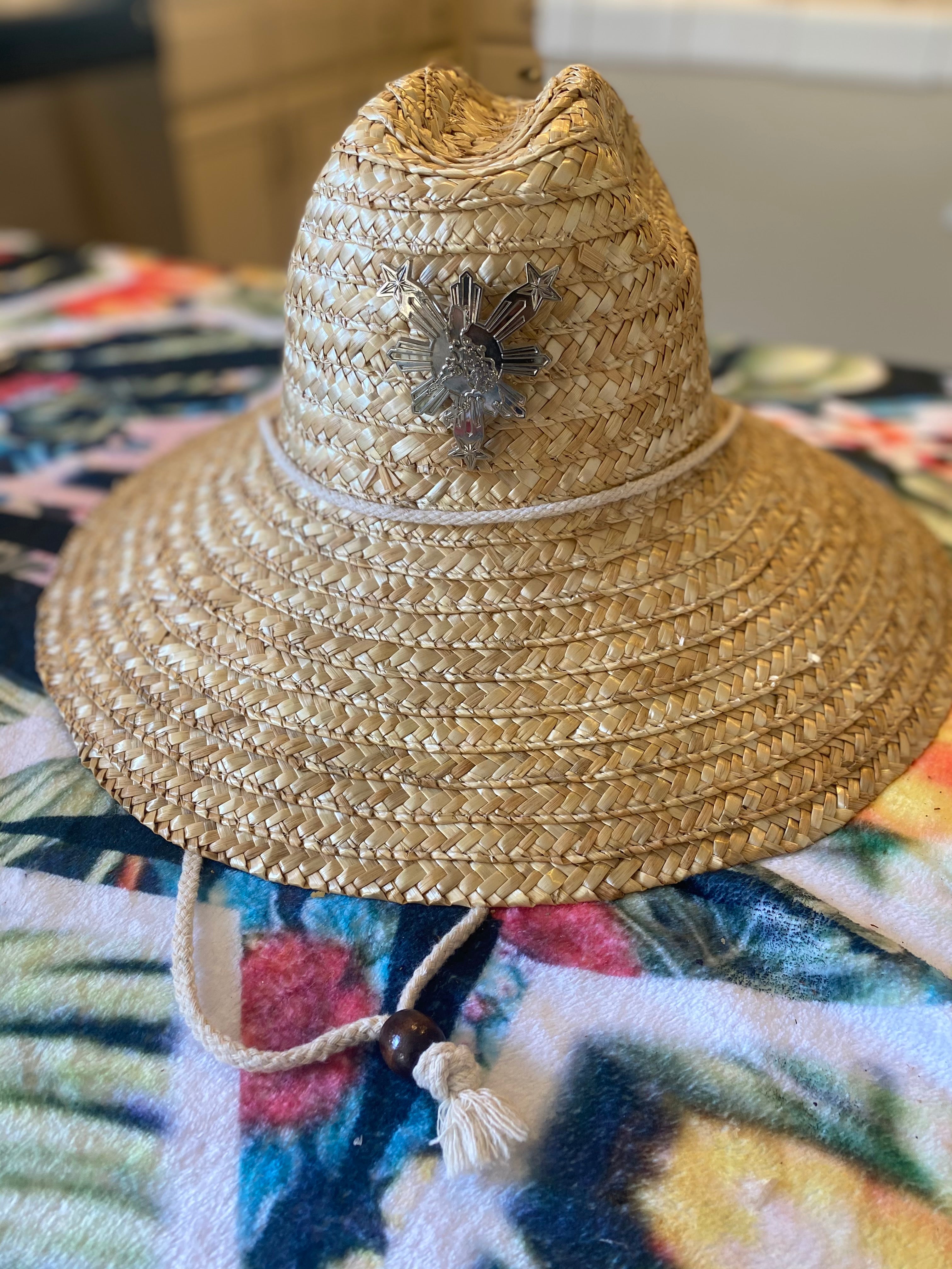 Philippines Steel Straw Hat 20” XL