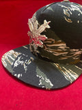3 Stars and Sun Metal Bandana Philippines Tiger Camo Snapbacks
