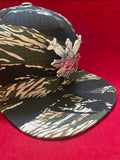 3 Stars and Sun Metal Bandana Philippines Tiger Camo Snapbacks