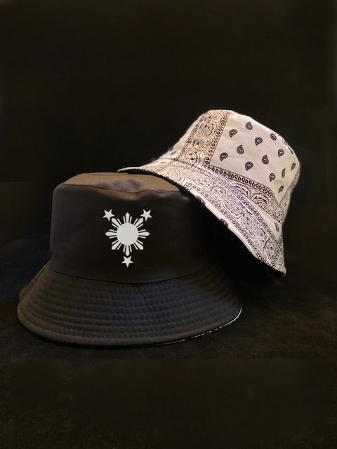 3 Stars and Sun double sided Bucket Hat